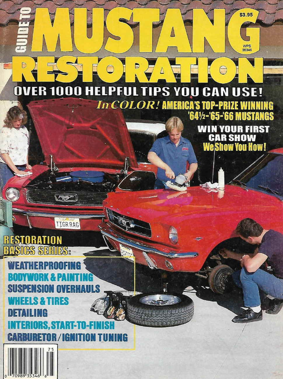 GUIDE TO MUSTANG RESTORATION 1987 INTERIORS, SUSPENSION,'641/2 '66